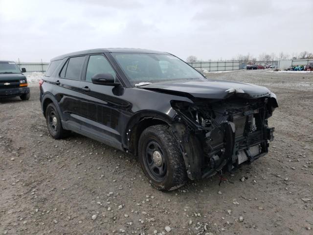 1FM5K8AC0MNA14640 - 2021 FORD EXPLORER POLICE INTERCEPTOR BLACK photo 4