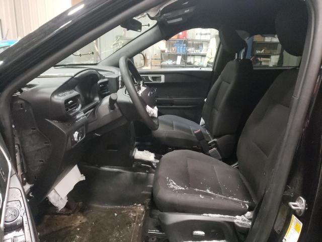 1FM5K8AC0MNA14640 - 2021 FORD EXPLORER POLICE INTERCEPTOR BLACK photo 7