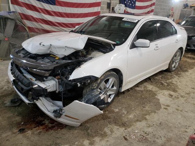 3FAHP0KC7BR209783 - 2011 FORD FUSION SPORT WHITE photo 1