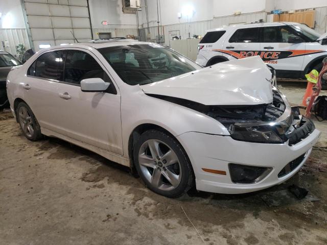 3FAHP0KC7BR209783 - 2011 FORD FUSION SPORT WHITE photo 4