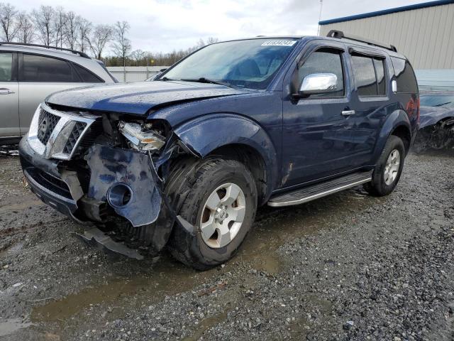5N1AR1NN7BC627392 - 2011 NISSAN PATHFINDER S BLUE photo 1