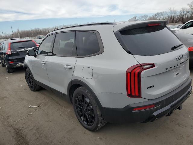 5XYP5DHC9NG323275 - 2022 KIA TELLURIDE SX GRAY photo 2