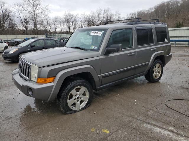 1J8HH48K07C574110 - 2007 JEEP COMMANDER GRAY photo 1