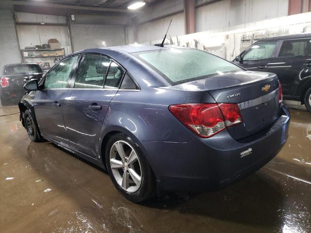 1G1PE5SB7D7255844 - 2013 CHEVROLET CRUZE LT BLUE photo 2