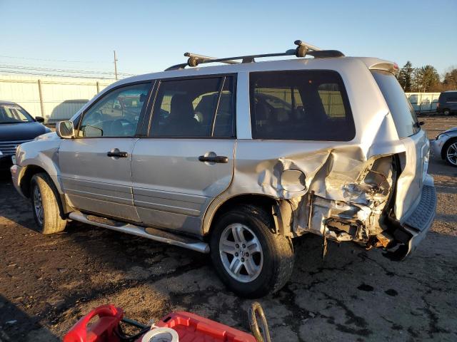 2HKYF18654H559360 - 2004 HONDA PILOT EXL GRAY photo 2