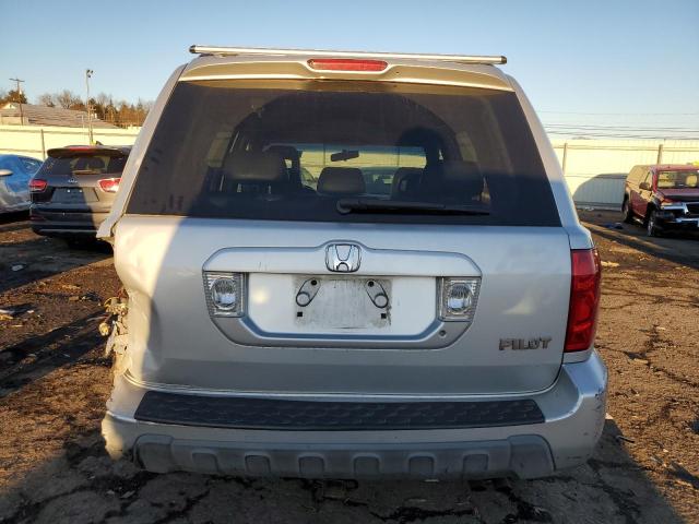 2HKYF18654H559360 - 2004 HONDA PILOT EXL GRAY photo 6