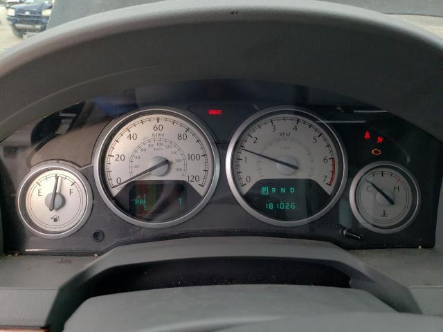 2A8HR54P98R647228 - 2008 CHRYSLER TOWN & COU TOURING შავი ფოტო 9