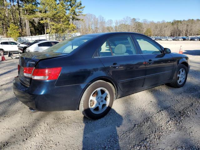 5NPEU46F16H085780 - 2006 HYUNDAI SONATA GLS BLUE photo 3