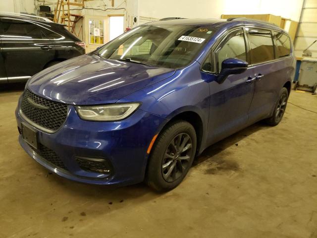 2C4RC3BG7MR523280 - 2021 CHRYSLER PACIFICA TOURING L BLUE photo 1