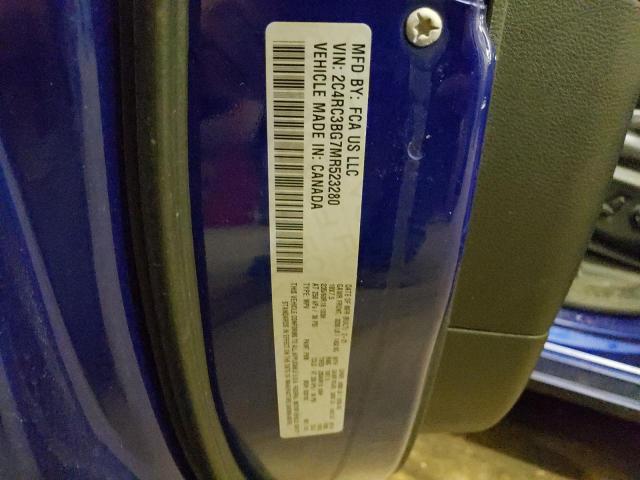 2C4RC3BG7MR523280 - 2021 CHRYSLER PACIFICA TOURING L BLUE photo 13