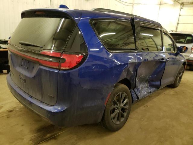 2C4RC3BG7MR523280 - 2021 CHRYSLER PACIFICA TOURING L BLUE photo 3