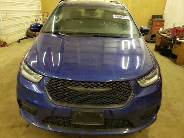 2C4RC3BG7MR523280 - 2021 CHRYSLER PACIFICA TOURING L BLUE photo 5