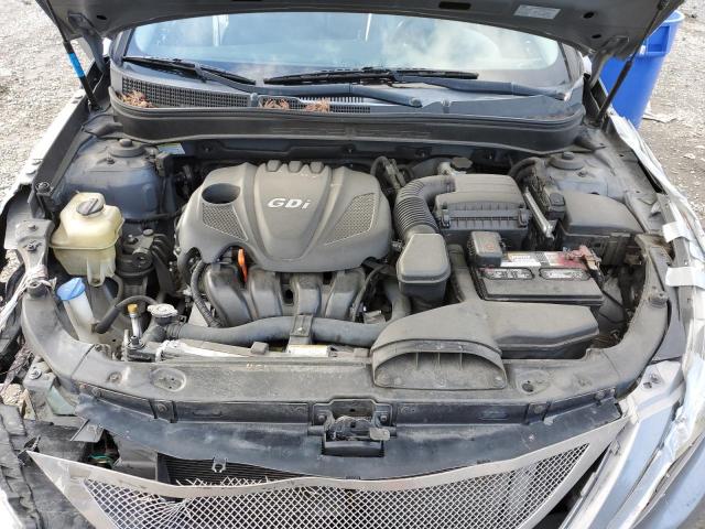 5NPEC4AC4CH397720 - 2012 HYUNDAI SONATA SE GRAY photo 11