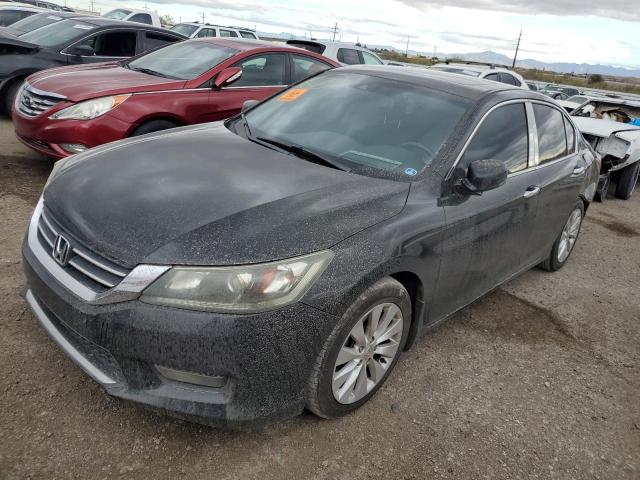 1HGCR2F87EA022558 - 2014 HONDA ACCORD EXL BLACK photo 1