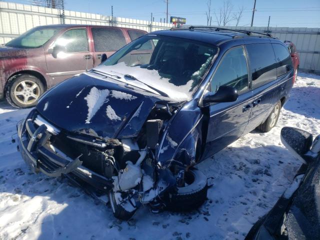 2D4GP44L56R664317 - 2006 DODGE GRAND CARA SXT BLUE photo 1