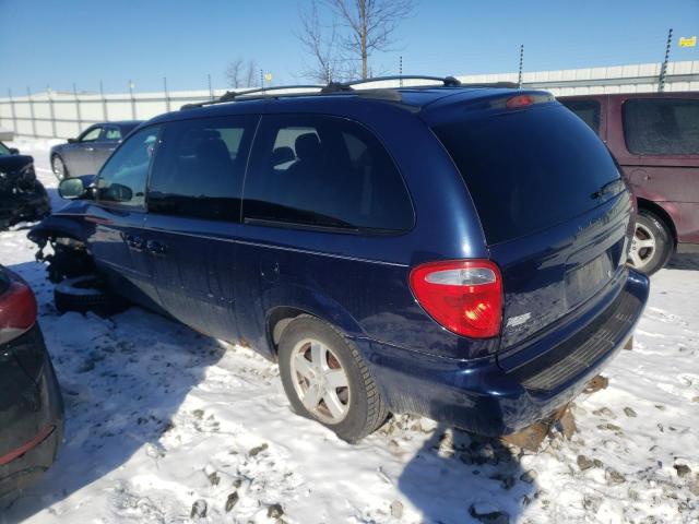 2D4GP44L56R664317 - 2006 DODGE GRAND CARA SXT BLUE photo 2