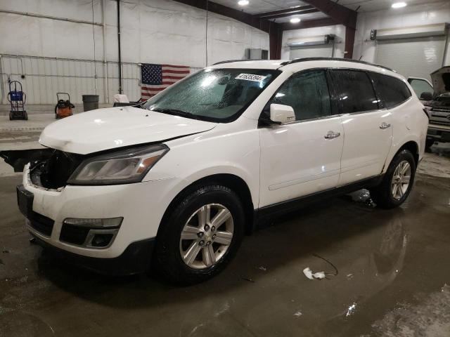 1GNKVHKD8EJ260986 - 2014 CHEVROLET TRAVERSE LT WHITE photo 1