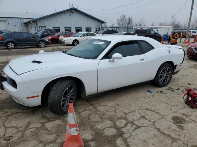 2C3CDZGG2KH680656 - 2019 DODGE CHALLENGER SXT WHITE photo 1