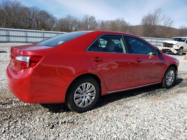 4T4BF1FK2DR292837 - 2013 TOYOTA CAMRY L RED photo 3