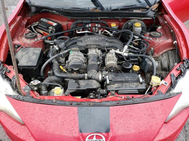JF1ZNAA12E9701749 - 2014 TOYOTA SCION FR-S წითელი ფოტო 11