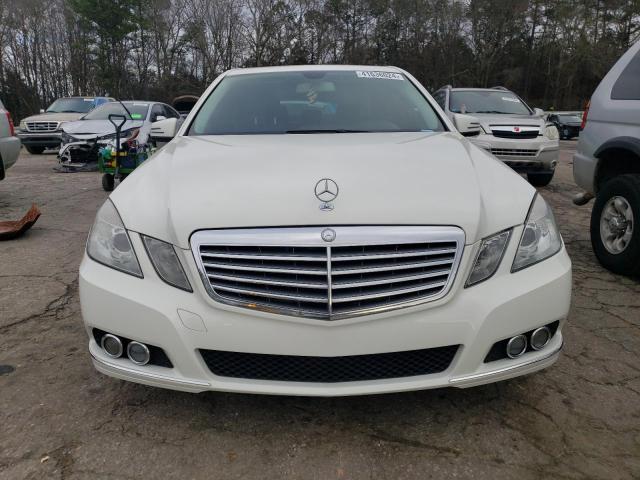 WDDHF5GB5BA471411 - 2011 MERCEDES-BENZ E 350 WHITE photo 5