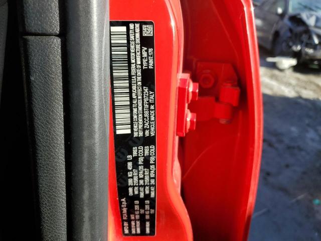 ZACCJBBT0FPB72347 - 2015 JEEP RENEGADE LATITUDE RED photo 12