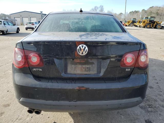 3VWRZ71K28M021282 - 2008 VOLKSWAGEN JETTA SE BLACK photo 6