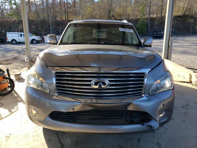 JN8AZ2NE6E9065744 - 2014 INFINITI QX80 GRAY photo 5