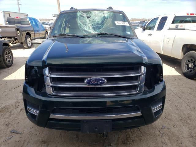1FMJU1KT9GEF45919 - 2016 FORD EXPEDITION LIMITED GREEN photo 5