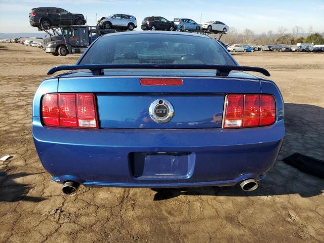 1ZVHT82H465199090 - 2006 FORD MUSTANG GT BLUE photo 6