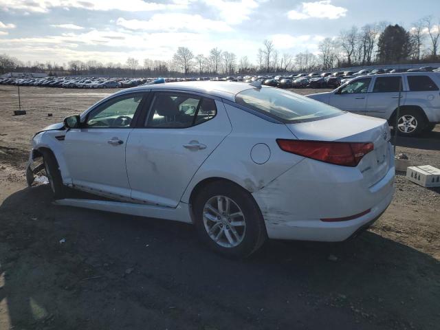 KNAGM4A71C5281980 - 2012 KIA OPTIMA LX WHITE photo 2