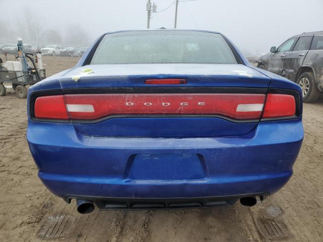 2C3CDXCT7CH299281 - 2012 DODGE CHARGER R/T BLUE photo 6