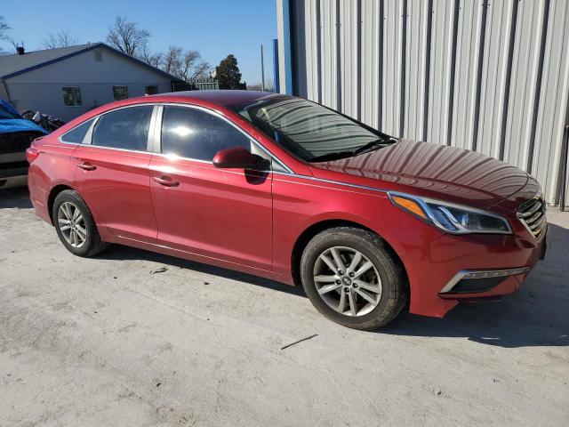 5NPE24AF7FH138981 - 2015 HYUNDAI SONATA SE RED photo 4