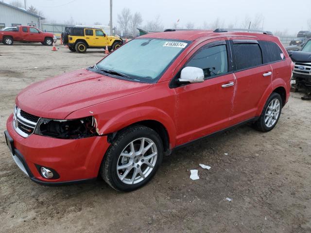 3C4PDDBG6JT526495 - 2018 DODGE JOURNEY SXT RED photo 1