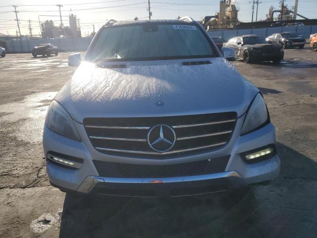 4JGDA5HBXFA512798 - 2015 MERCEDES-BENZ ML 350 4MATIC SILVER photo 5