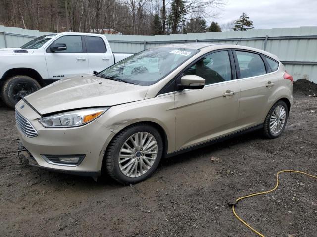 1FADP3N27JL247191 - 2018 FORD FOCUS TITANIUM BEIGE photo 1