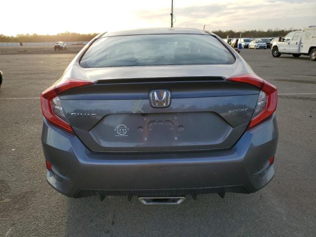 2HGFC2F8XMH553929 - 2021 HONDA CIVIC SPORT GRAY photo 6