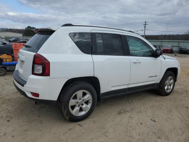 1C4NJCBA8ED818151 - 2014 JEEP COMPASS SPORT WHITE photo 3