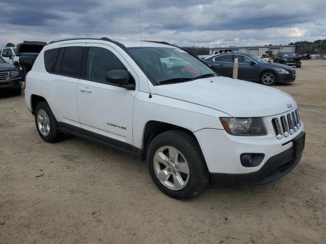 1C4NJCBA8ED818151 - 2014 JEEP COMPASS SPORT WHITE photo 4