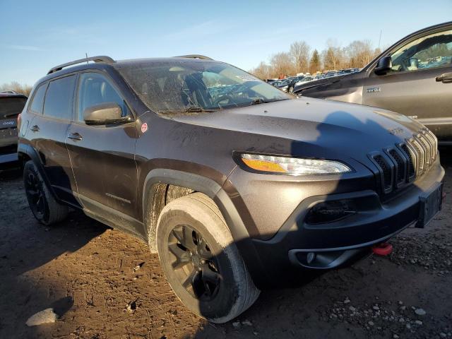 1C4PJMBS9HW530316 - 2017 JEEP CHEROKEE TRAILHAWK GRAY photo 4