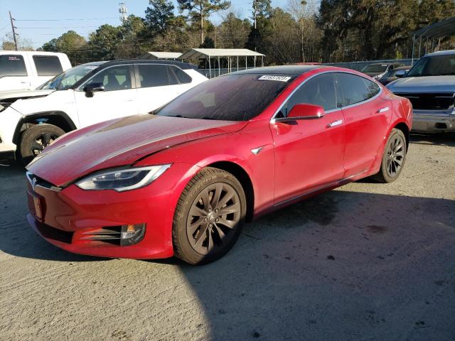 5YJSA1E28HF220019 - 2017 TESLA MODEL S Qırmızı foto 1