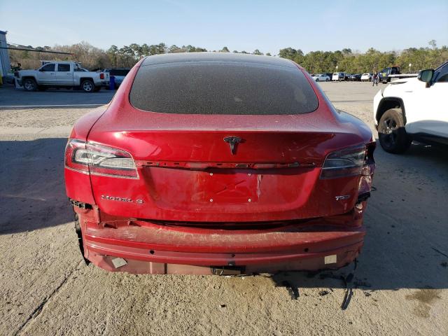 5YJSA1E28HF220019 - 2017 TESLA MODEL S Qırmızı foto 6