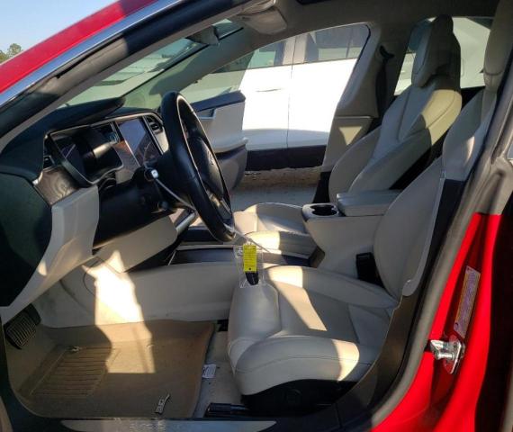5YJSA1E28HF220019 - 2017 TESLA MODEL S Qırmızı foto 7