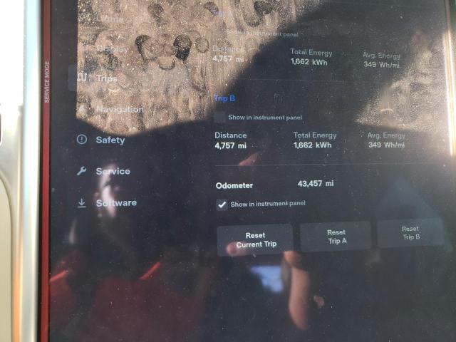 5YJSA1E28HF220019 - 2017 TESLA MODEL S Qırmızı foto 9