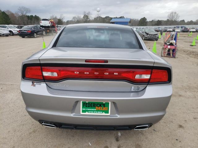 2B3CL3CGXBH543998 - 2011 DODGE CHARGER SILVER photo 6