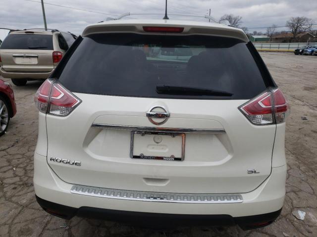 5N1AT2MT4GC781296 - 2016 NISSAN ROGUE S WHITE photo 6