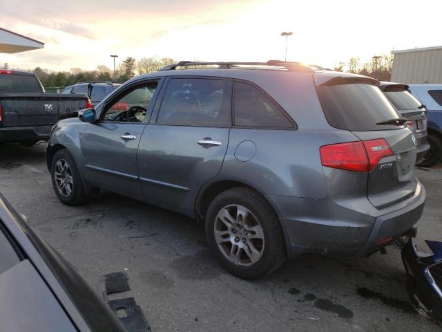 2HNYD28258H502299 - 2008 ACURA MDX GRAY photo 2