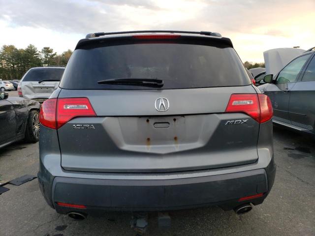 2HNYD28258H502299 - 2008 ACURA MDX GRAY photo 6