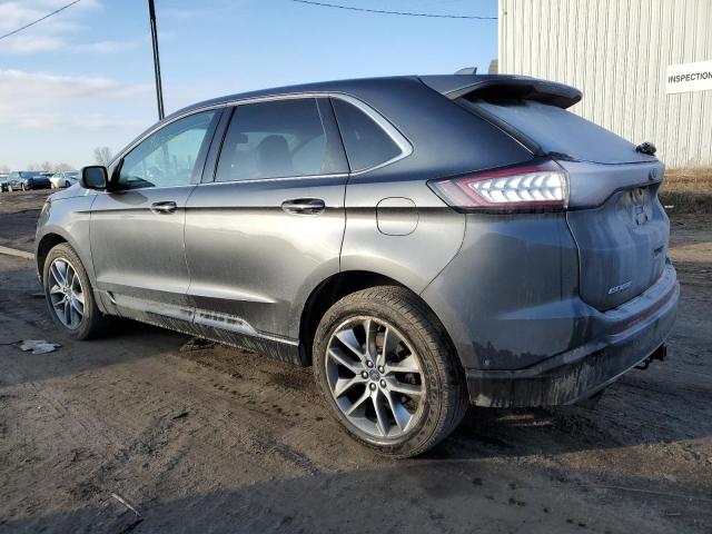 2FMPK4K97HBB42556 - 2017 FORD EDGE TITANIUM GRAY photo 2