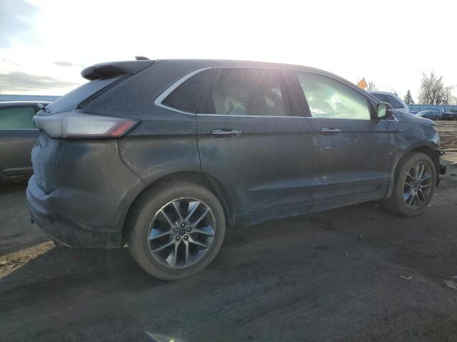 2FMPK4K97HBB42556 - 2017 FORD EDGE TITANIUM GRAY photo 3